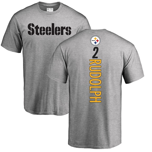 Men Pittsburgh Steelers Football #2 Ash Mason Rudolph Backer Nike NFL T Shirt